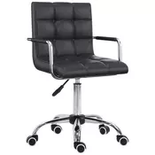 Homestar Pisarna stol 525x54x84-99 cm Črna