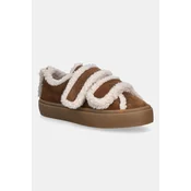 Superge Inuikii Shearling Low Velcro 1001.001.0231 Rjava