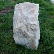 Taidekivi Baštenski kamen, Mediteran, Beli H50, cm O35 cm