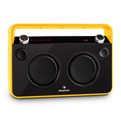 AUNA stereo Bebop Ghettoblaster, žuta, Bluetooth USB AUX MIC