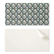 shumee Samolepilne vinilne kuhinjske ploščice z geometrijskim karo vzorcem 10x40x20 cm