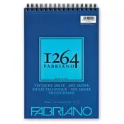 Blok Mixed Media spirala gore A4 30L 300g(textured) Fabriano