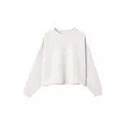 Mikina Nike 24.7 ImpossiblySoft Womens Dri-FIT Oversized Crew-Neck Top Lt Orewood Brn/ Lt Iron Ore L