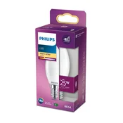 Philips E14 2,2W 827 LED svečka, matirana