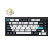 Keychron Keychron Q1 Max QMK/VIA Brezžična Mehanska Tipkovnica, Bluetooth/2.4 GHz, Banana Tactile Switch, US Layout, Q1M-M4, (21733273)