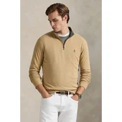 Pulover Polo Ralph Lauren moški, rjava barva, 710812963