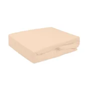 shumee Rjuha z elastiko 140x200 iz bombažnega frotira, pastelno roza