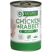 Natures Protection konzerva za štence - piletina i zecetina 400gr