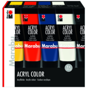 Marabu Set akrilnih boja 5x100ml
