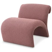 Casa Padrino luxury designer armchair pink 69 x 74 x H. 67 cm - Living room armchair - Hotel armchair - Living room furniture - Luxury furniture - Living room furnishings - Luxury furnishings