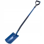 KADAX Lopata ravna 125 cm za kopanje, sajenje, kovinska, vrtna, močna, (5000346336)