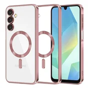 Ovitek Techsuit Luxury Crystal MagSafe za Samsung Galaxy A16 4G/Galaxy A16 5G - roza