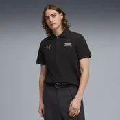 PUMA x ASTON MARTIN ARAMCO F1Â® TEAM Jacquard Polo Men, Clothing, Black, S