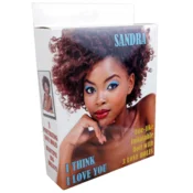 Boss Series Črna napihljiva seks lutka s 3 luknjami Sandra 160 cm