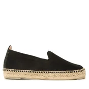 Espadrile Manebi Suede Flat Espadrilles Črna