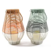 Mhome Laterna z LED svečo h30cm/več barv/kovina, plastika