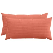 vidaXL Prevleka za blazino 2 pcs HEERLEN Rdeče oranžna 40 x 70 cm