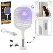 GARDEN LINE Elektricna zamka za insekte 2-u-1 s 6 UV dioda, USB-C