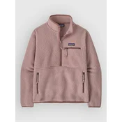 Patagonia Retro Pile Marsupial Half-Zip Fleece Sweater stingray mauve