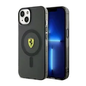 shumee Ferrari prosojni ovitek MagSafe za iPhone 14 Plus (črn)