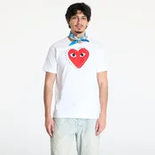 Majice Comme des Garçons PLAY Print Red x Black x Studc T-Shirt UNISEX White L