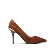LOVE MOSCHINO Čevlji z visoko peto JA10459G0PJA0210 Rjava