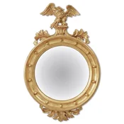 Casa Padrino luxury baroque mirror with decorative eagle figure gold - Magnificent Italian Baroque style wall mirror - Luxury furniture in baroque style - Baroque furniture - Made in Italy