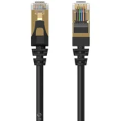 Orico Okrogel internetni LAN-kabel CAT7 10 Gbps RJ45, 3 m – črn
