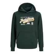 Jack & Jones Junior Majica med/temno zelena/bela