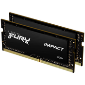 KINGSTON 64 GB 3200MT/s DDR4 CL20 SODIMM (komplet 2) FURY Impact