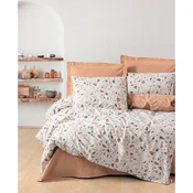 Oniks - Karamel Karamel Beli Ranforce Super King Posteljina Set