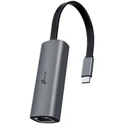 TP-Link USB 3.0 Type-C to 2.5 Gigabit Ethernet Network Adapter, 1xUSB 3.0 Type-C Connector, 1x2.5 Gigabit Ethernet Port, Foldable and Portable Design, Plug and Play in Windows(7/8/8.1/10/11), Mac OS X (10.9 and later), Linux OS, iOS, iPadOS, ChromeOS