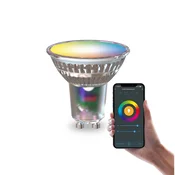 Calex Smart LED-žarnica Reflektor GU10 4,9W RGB CCT 5cm - Steklo