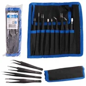Set natančnih kovinskih pincet 9 kosov 63077