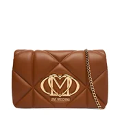 Love Moschino Torba za čez ramo  konjak