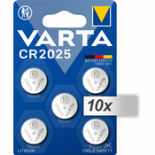 10x5 Varta electronic CR 2025 Lith. Coin Battery 06025 101 415