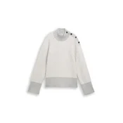 TOM TAILOR Pulover siva/svetlo siva