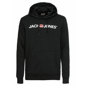 JACK & JONES Majica, črna