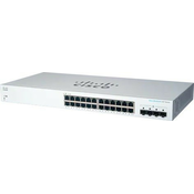 Cisco preklopnik CBS220-24T-4G (24xGbE, 4xSFP, bez ventilatora) - OSVJEŽI