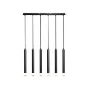 Rabalux Visilica Ramira, 6x5W, 6xG9, 77cm, Crna