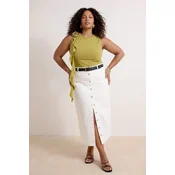 Trendyol Curve Ženska bluza Tbbss26Af00058, Zelena