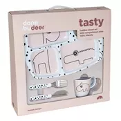 Done by Deer® set za jelo Happy Dots - Powder