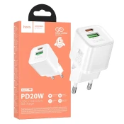 hoco. Punjac kucni, brzi, PD20W + QC3.0, GaN - N65 Ingenious