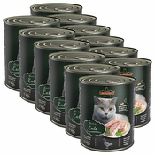 Konzerva mačje hrane Leonardo, raca 12x800 g