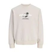 Jack & Jones Junior Majica JCOClub kremna/črna/bela
