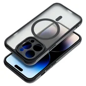 shumee Popolnoma mat ovitek MAG, združljiv z MagSafe, za Xiaomi Redmi Note 14 PRO 5G, črne barve