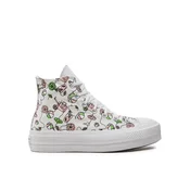 Modne superge Converse Chuck Taylor All Star Lift Platform Pink Lemonade A07561C Bela