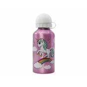 Stor Aluminijasta steklenica za pitje UNICORN, 400ml, 09711