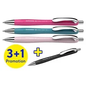 Kemični svinčnik Schneider Slider Rave XB Color edition 3+1 - modro polnilo