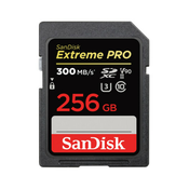 Sandisk SD 256GB Extreme Pro UHS-II V90 (R:300/W:260MB/s)